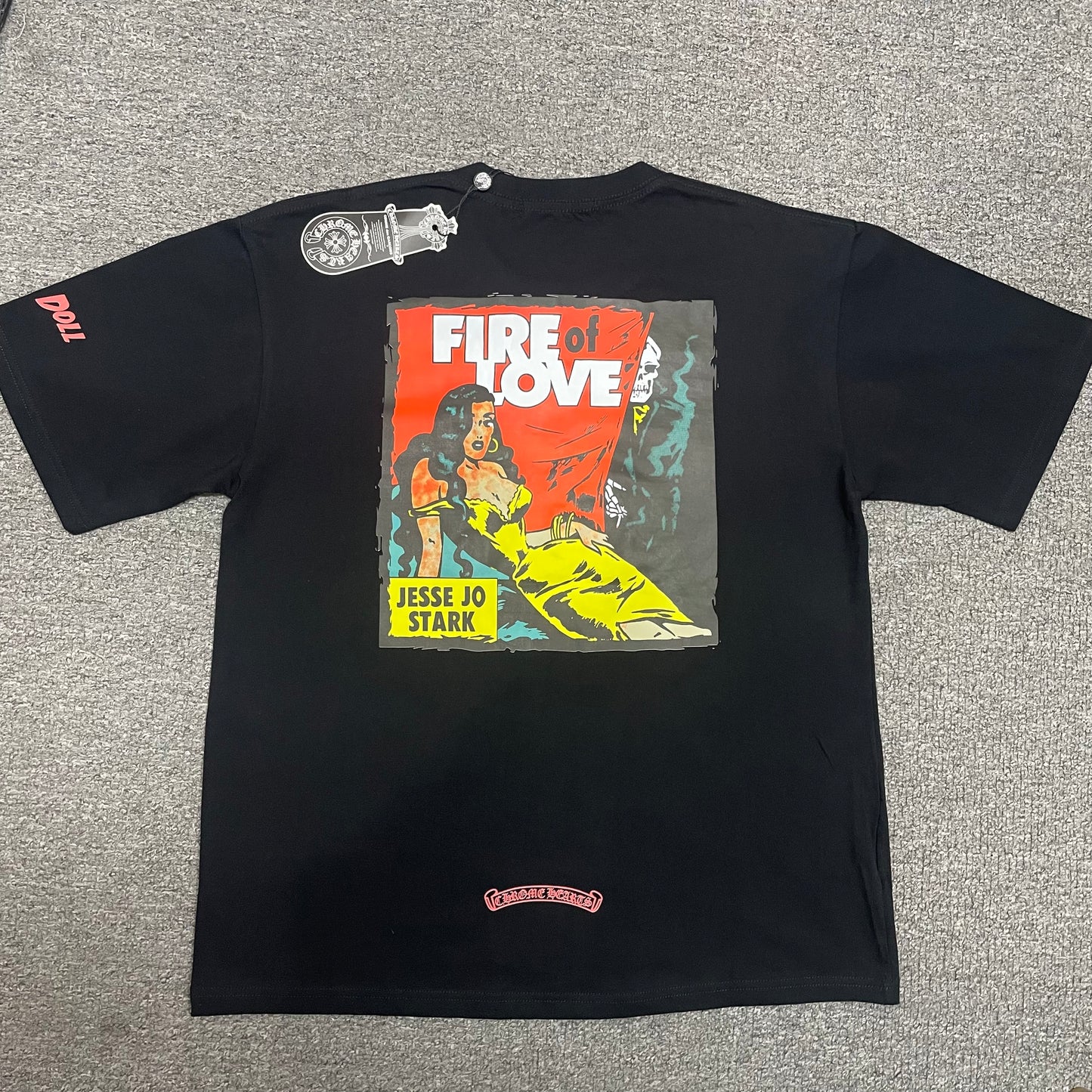Chrome Hearts x Jesse Jo Stark Fire of Love T-Shirt