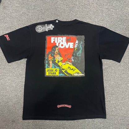 Chrome Hearts x Jesse Jo Stark Fire of Love T-Shirt