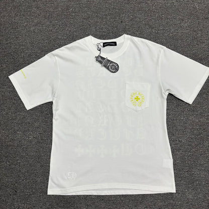 Chrome Hearts Black Yellow Eye Chart T-Shirt