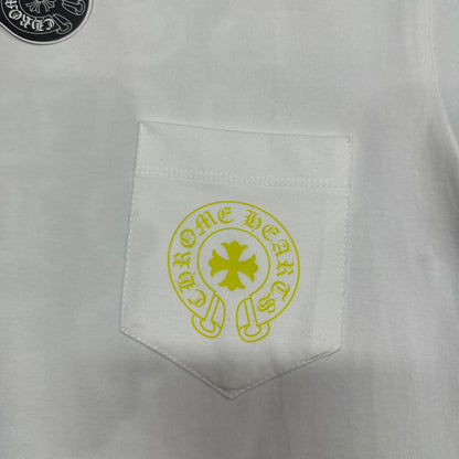 Chrome Hearts Black Yellow Eye Chart T-Shirt