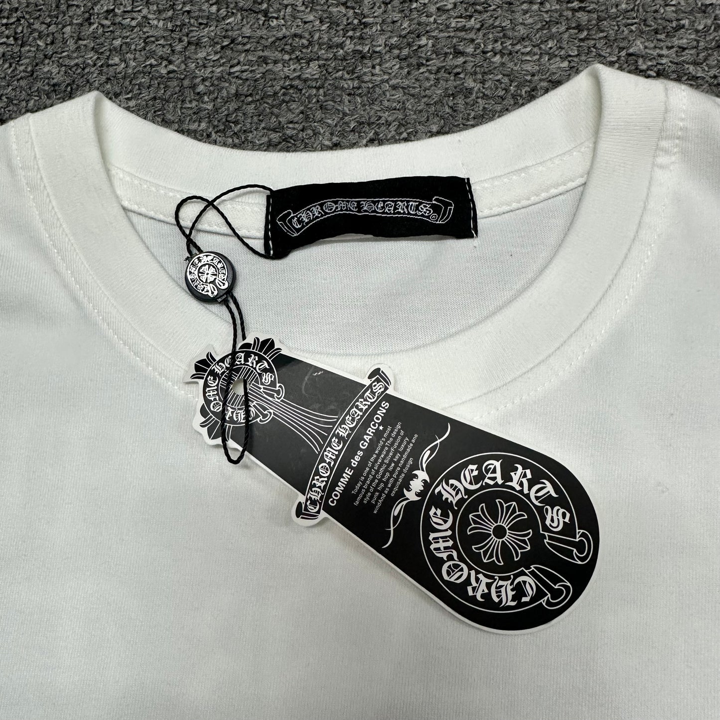 Chrome Hearts Black Yellow Eye Chart T-Shirt