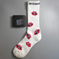 Chrome Hearts Lips Pattern Socks
