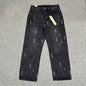 Ksubi Cross Print Relaxed Jeans Black