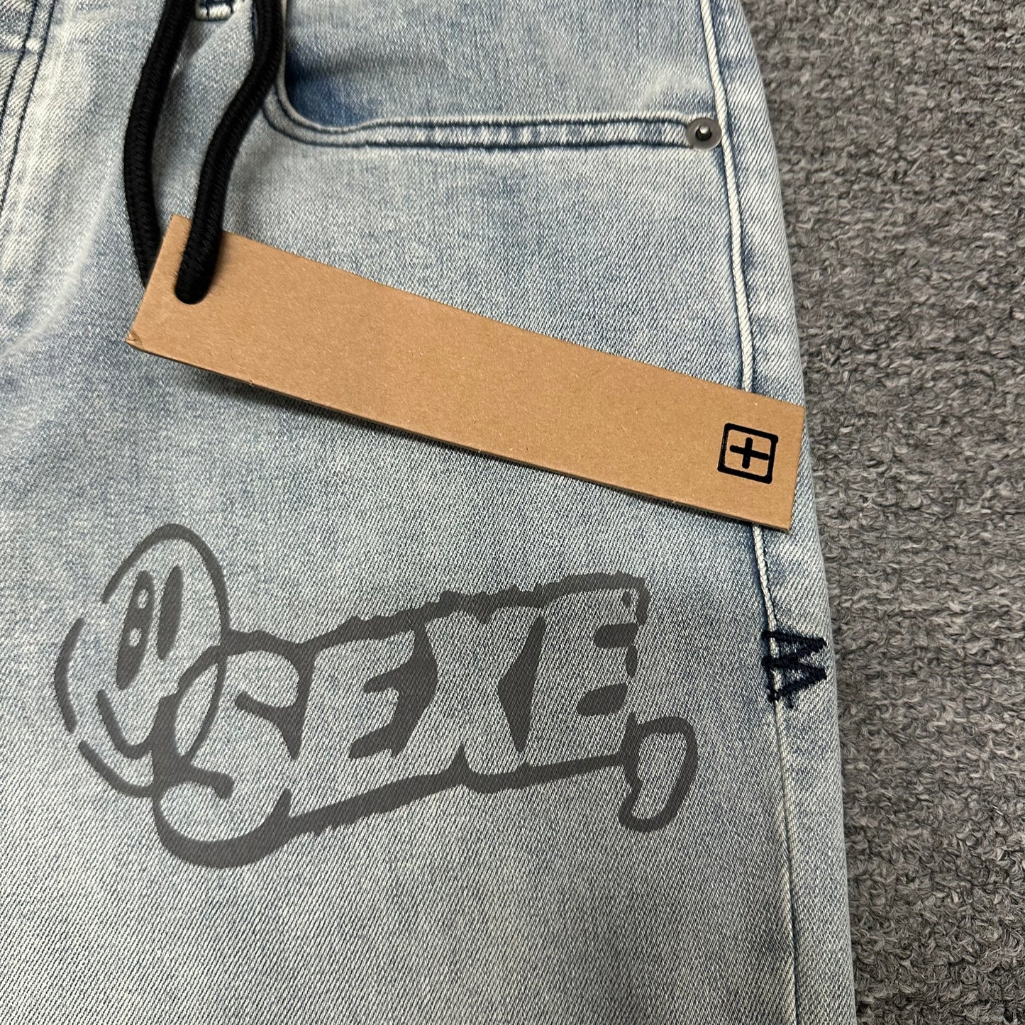 Ksubi Graffiti Slim Jeans Light Indigo