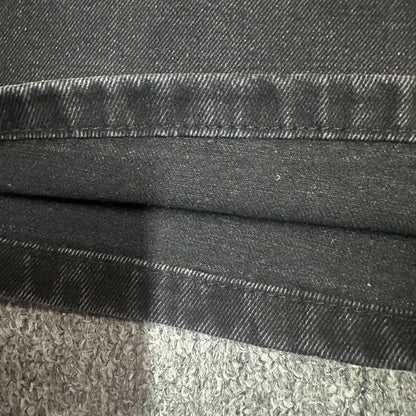Ksubi Anti K Contrast Stitch Relaxed Jeans Black