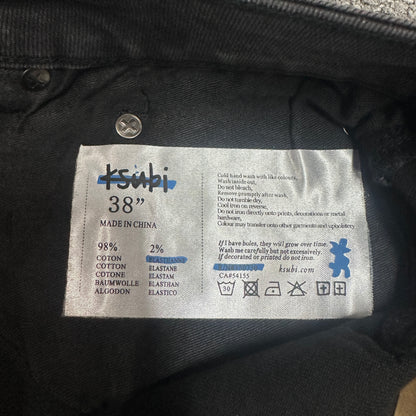 Ksubi Monogram Slim Jeans Black