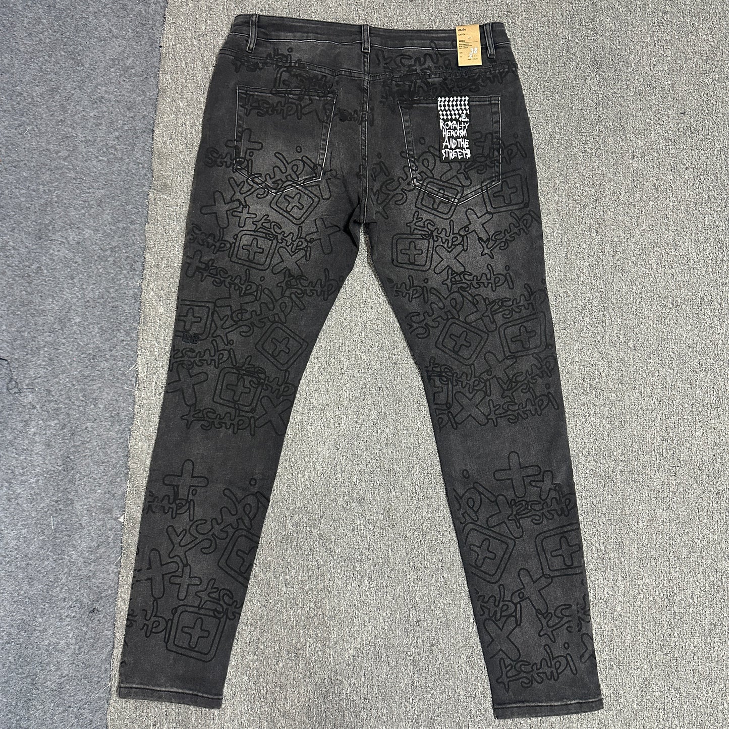 Ksubi Monogram Slim Jeans Black