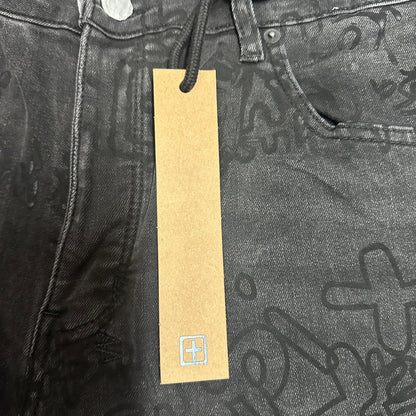 Ksubi Monogram Slim Jeans Black