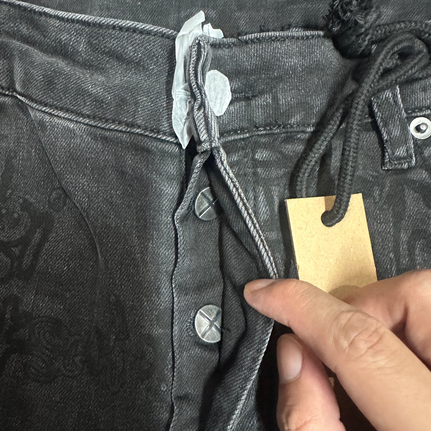 Ksubi Monogram Slim Jeans Black