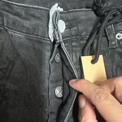 Ksubi Monogram Slim Jeans Black