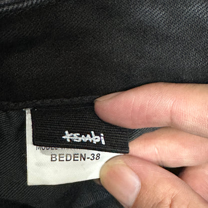 Ksubi Distressed Slim Jeans Black K05