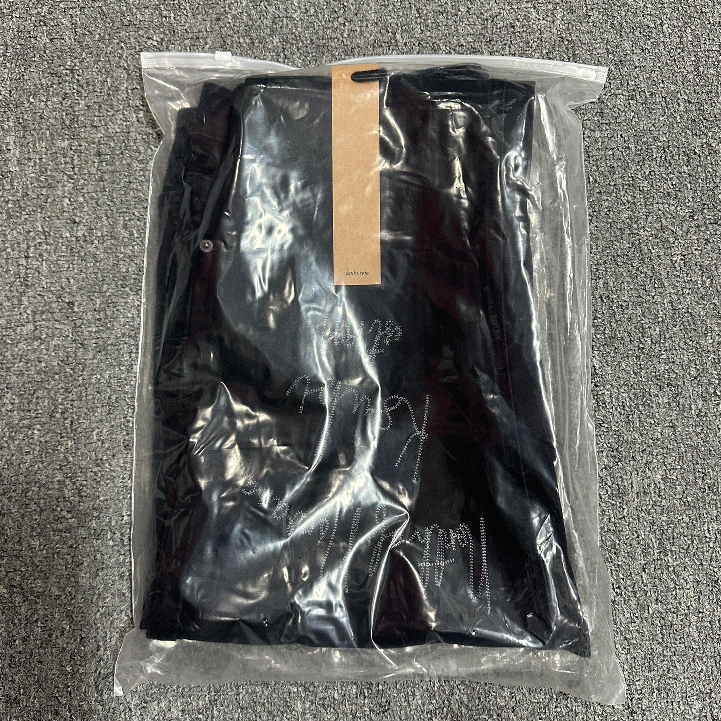Ksubi Distressed Slim Jeans Black K05