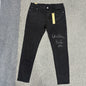 Ksubi Distressed Slim Jeans Black K05
