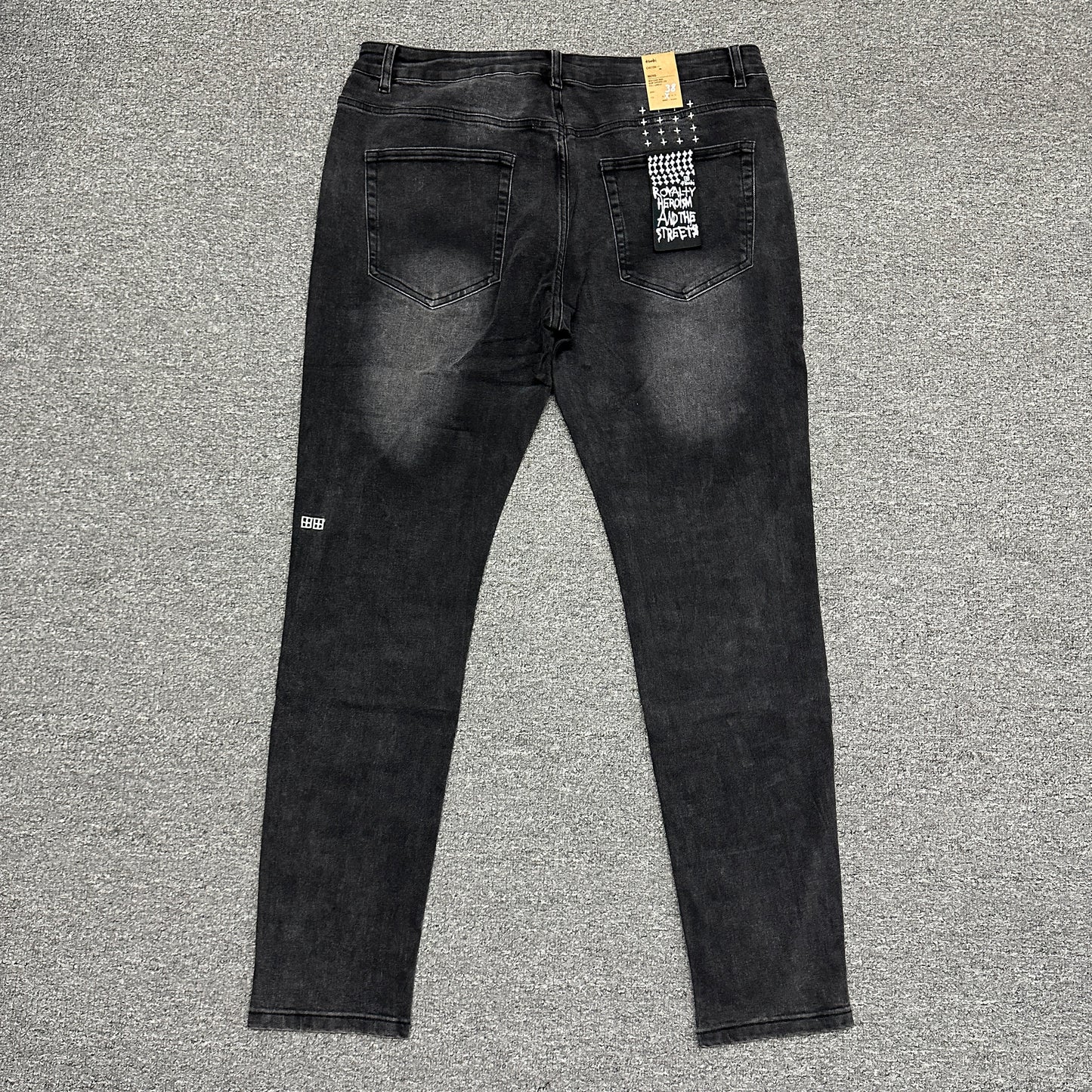 Ksubi Chitch Distressed Slim Jeans Washed Black