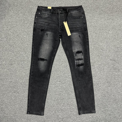 Ksubi Chitch Distressed Slim Jeans Washed Black