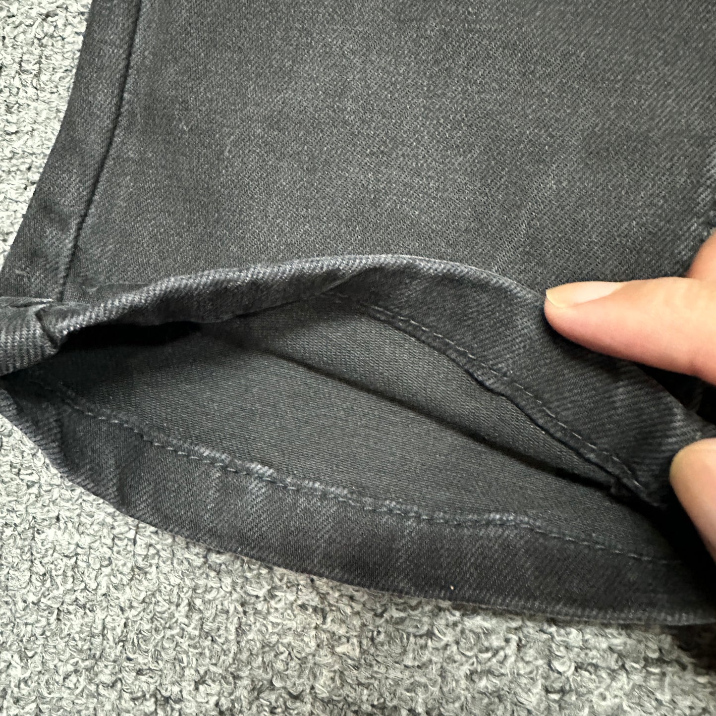Ksubi Distressed Slim Jeans Black K10