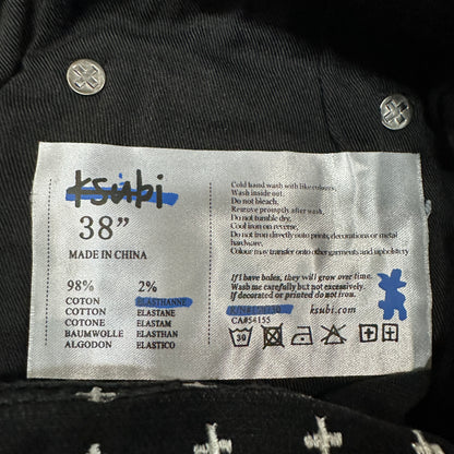 Ksubi Graphic Slim Jeans Black K11