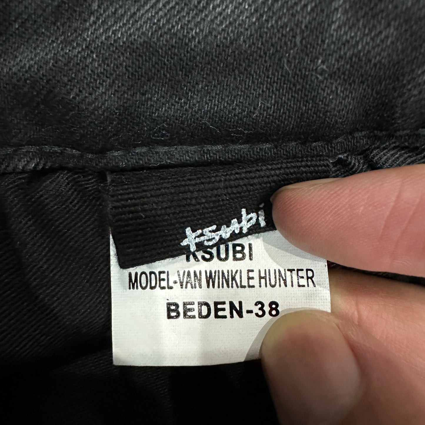 Ksubi Graphic Slim Jeans Black K11