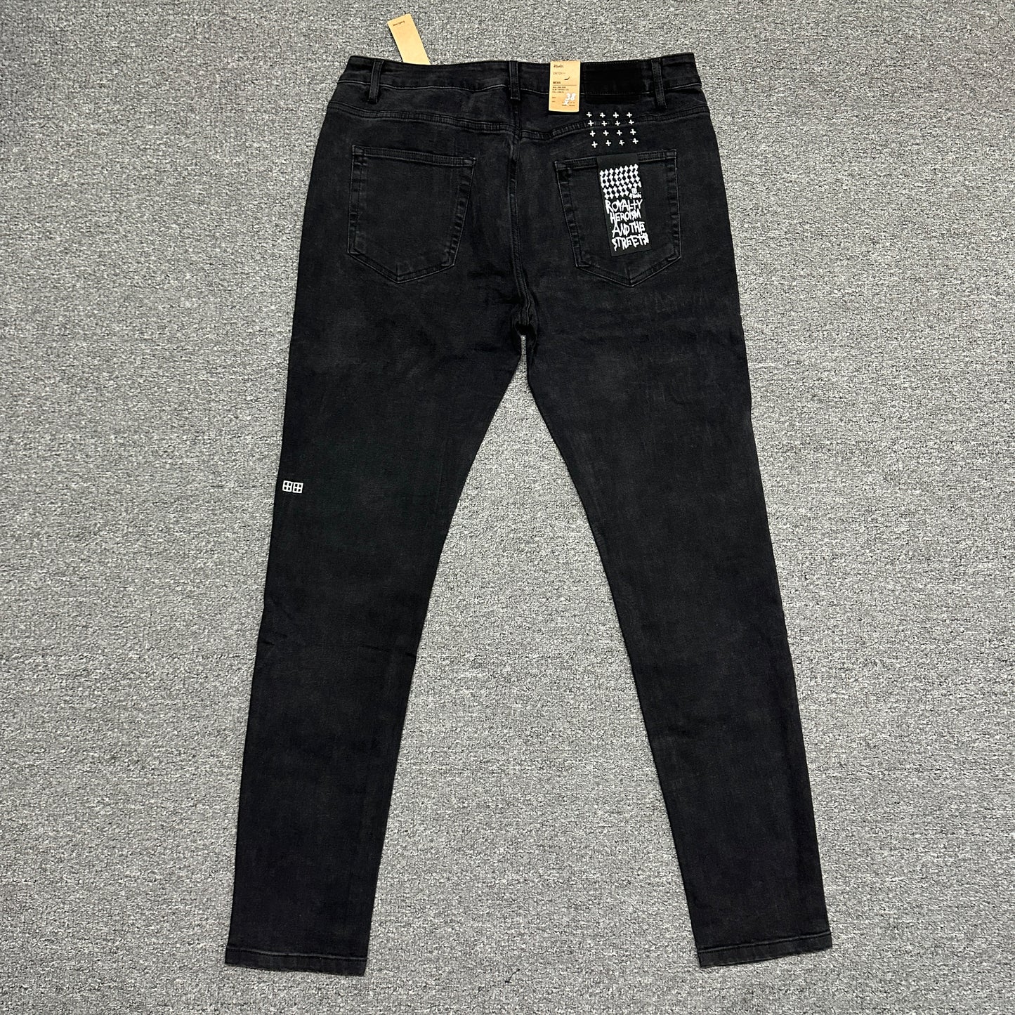 Ksubi Graphic Slim Jeans Black K11