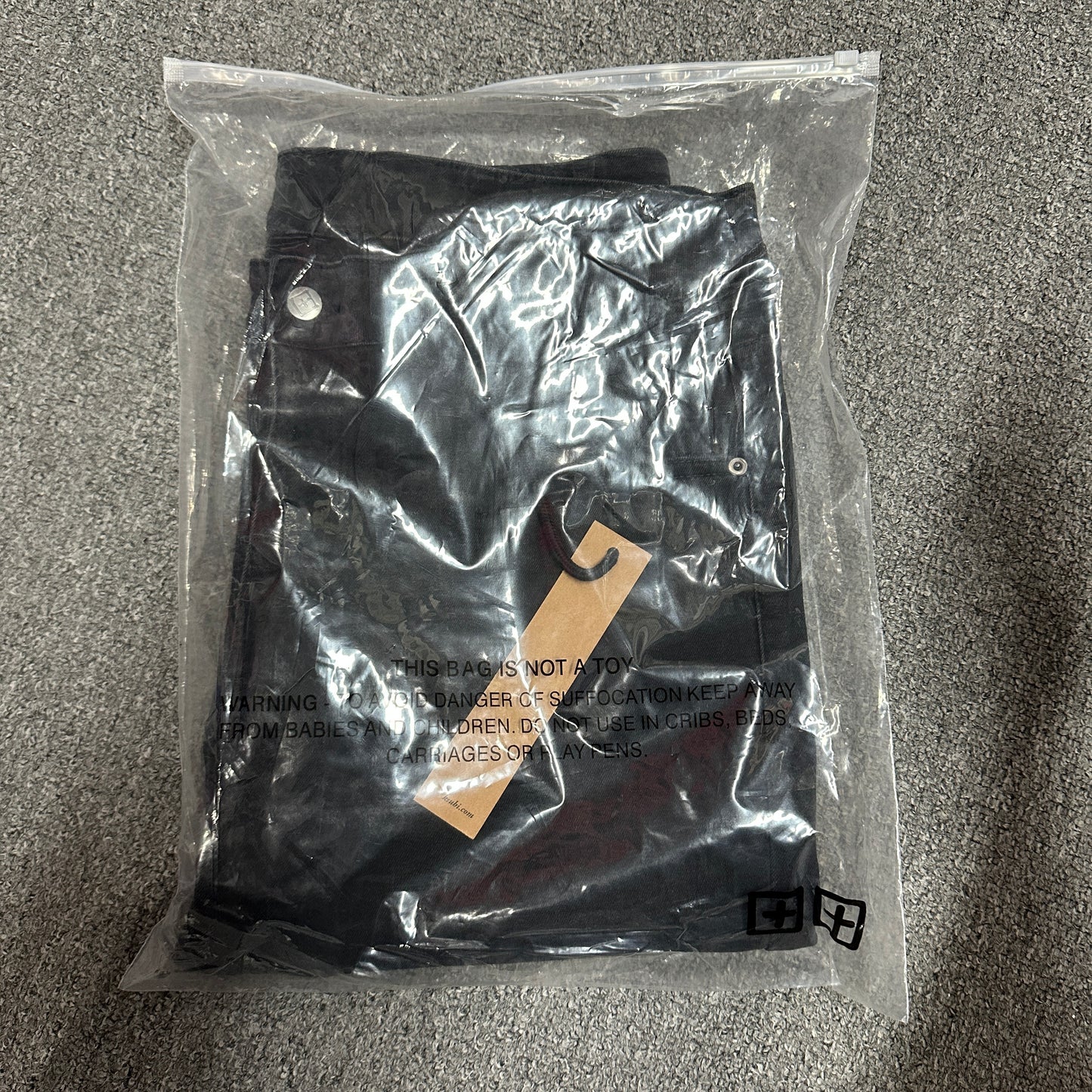 Ksubi Graphic Slim Jeans Black K11