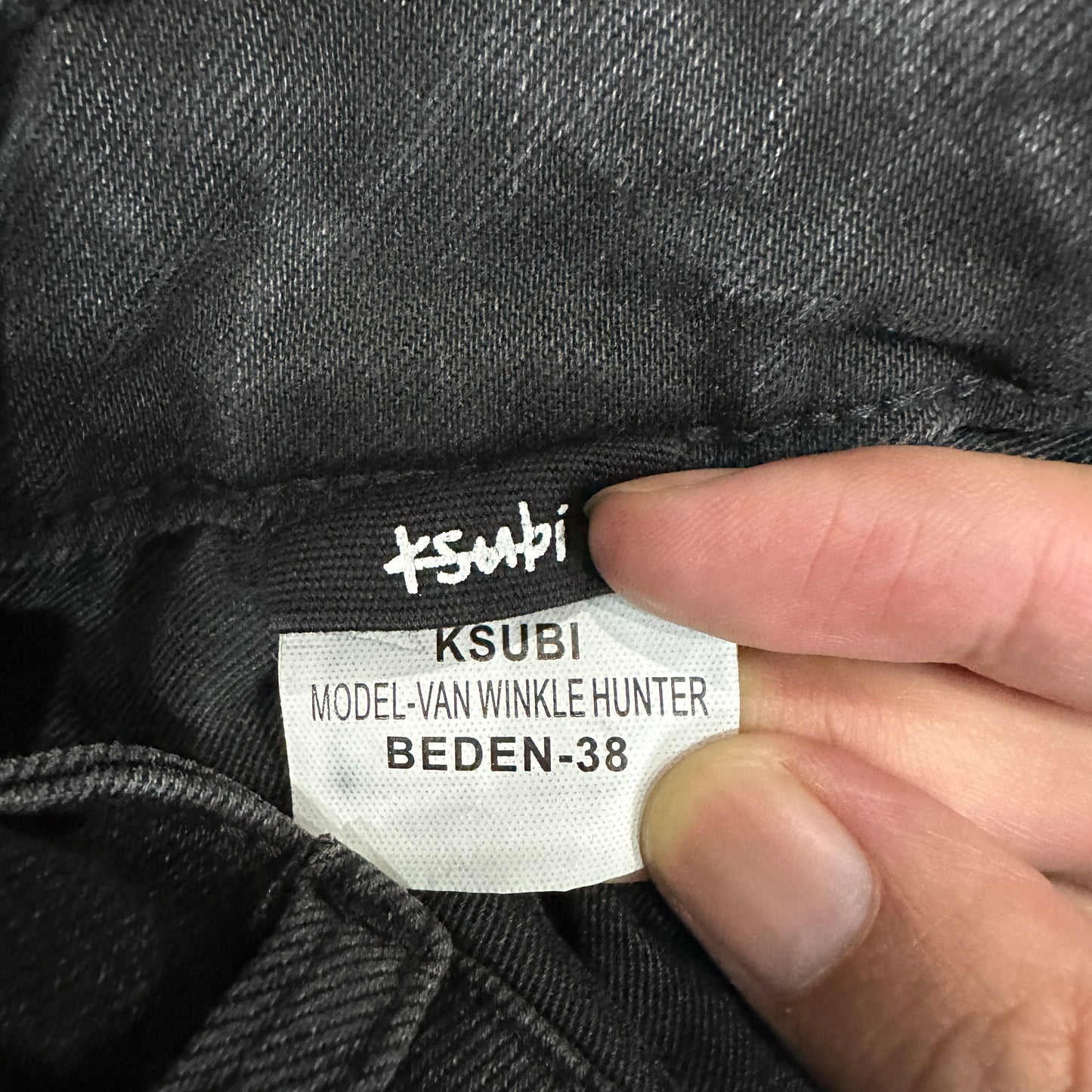 Ksubi Chitch Ripped Slim Jeans Washed Black