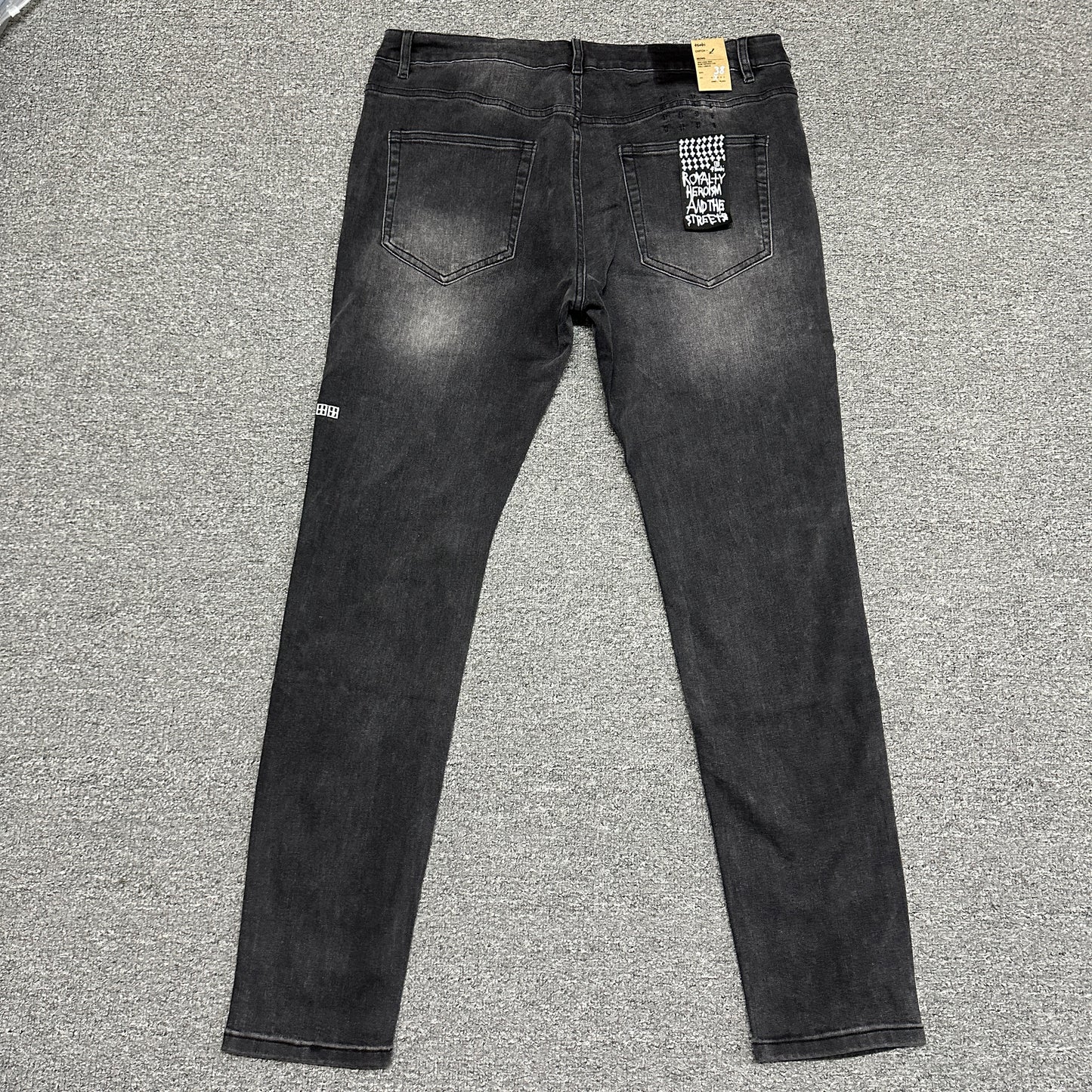 Ksubi Chitch Ripped Slim Jeans Washed Black