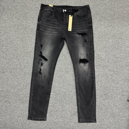 Ksubi Chitch Ripped Slim Jeans Washed Black