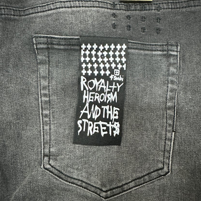 Ksubi Chitch Shredded Black Jeans