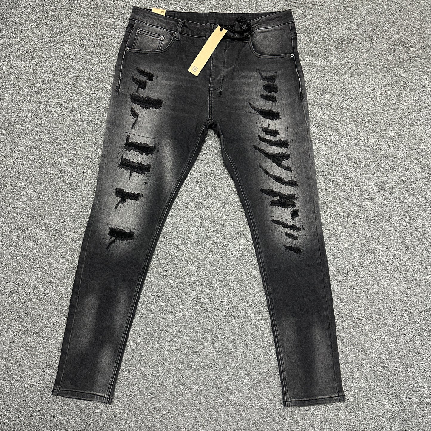 Ksubi Chitch Shredded Black Jeans