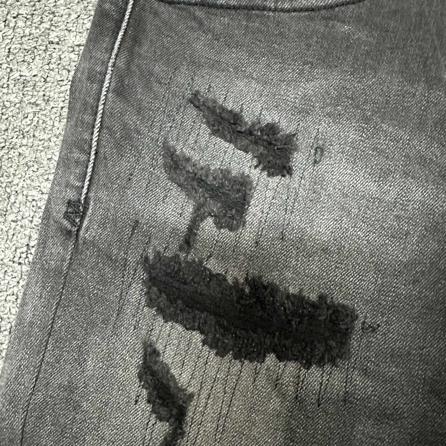Ksubi Chitch Shredded Black Jeans