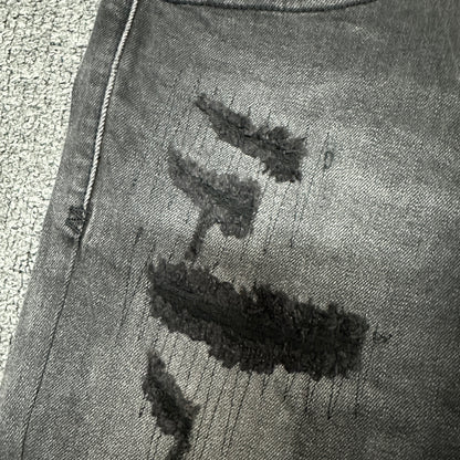 Ksubi Chitch Shredded Black Jeans