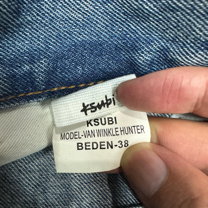 Ksubi Maxx Patchwork Baggy Jeans Light Indigo