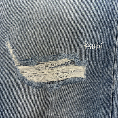 Ksubi Maxx Patchwork Baggy Jeans Light Indigo