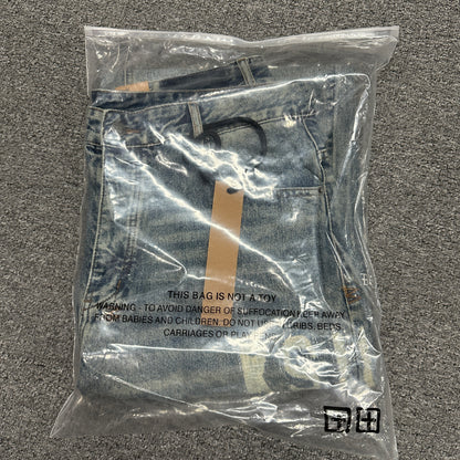 Ksubi Anti K Logo Relaxed Jeans Light Indigo