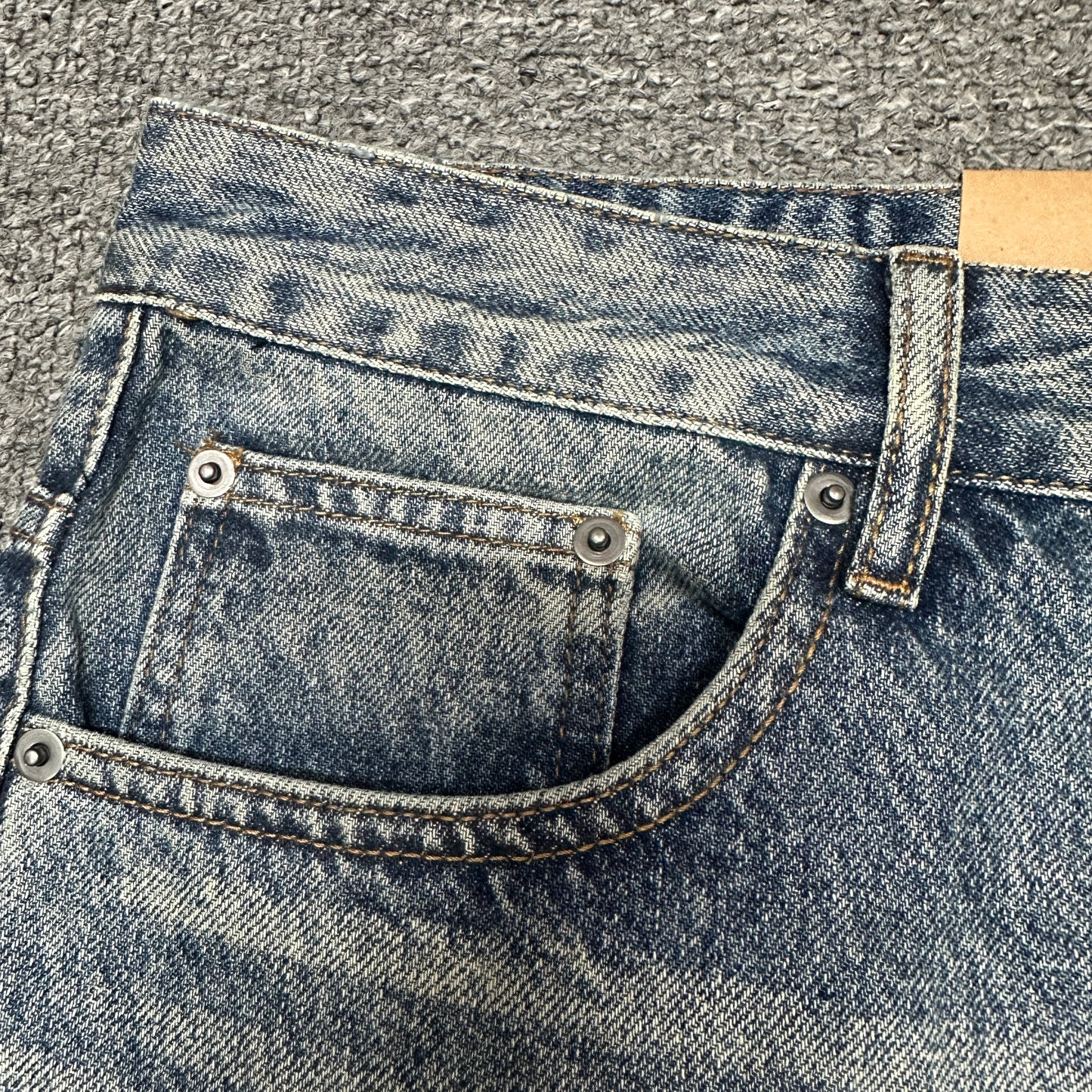 Ksubi Anti K Logo Relaxed Jeans Light Indigo