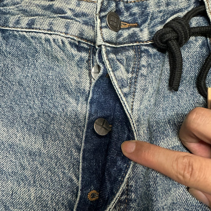 Ksubi Anti K Logo Relaxed Jeans Light Indigo
