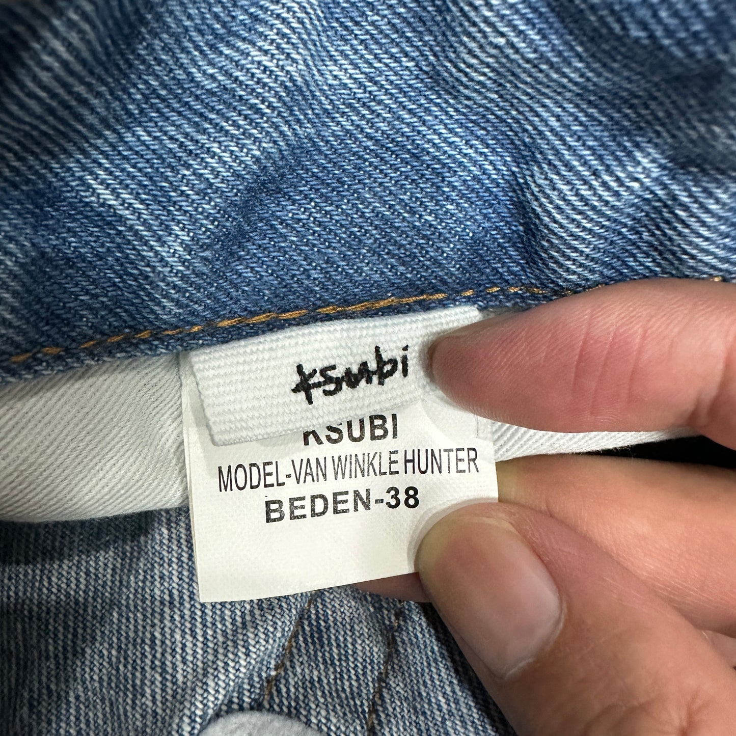 Ksubi Anti K Kplus Appliqué Jeans Light Indigo