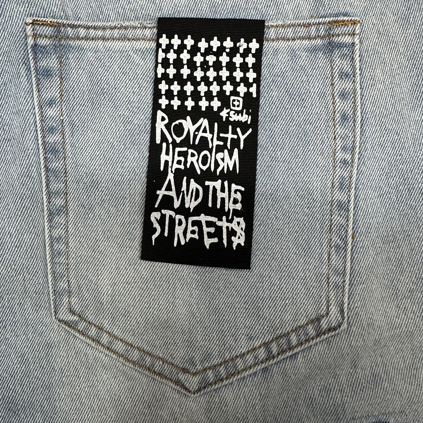 Ksubi Anti K Kplus Appliqué Jeans Light Indigo