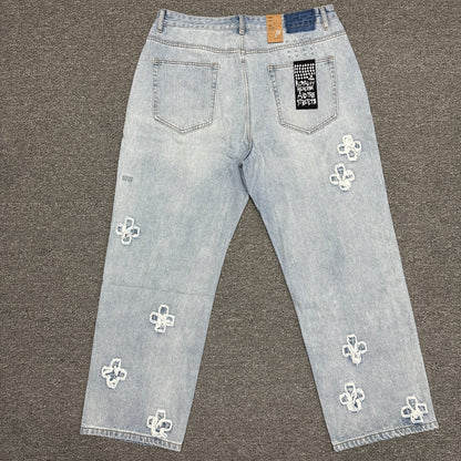 Ksubi Anti K Kplus Appliqué Jeans Light Indigo