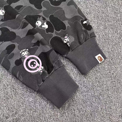 BAPE x Sanrio Characters Hello Kitty Camo Full Zip Hoodie