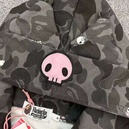 BAPE x Sanrio Characters Hello Kitty Camo Full Zip Hoodie