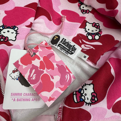 BAPE x Sanrio Characters Hello Kitty Camo Full Zip Hoodie