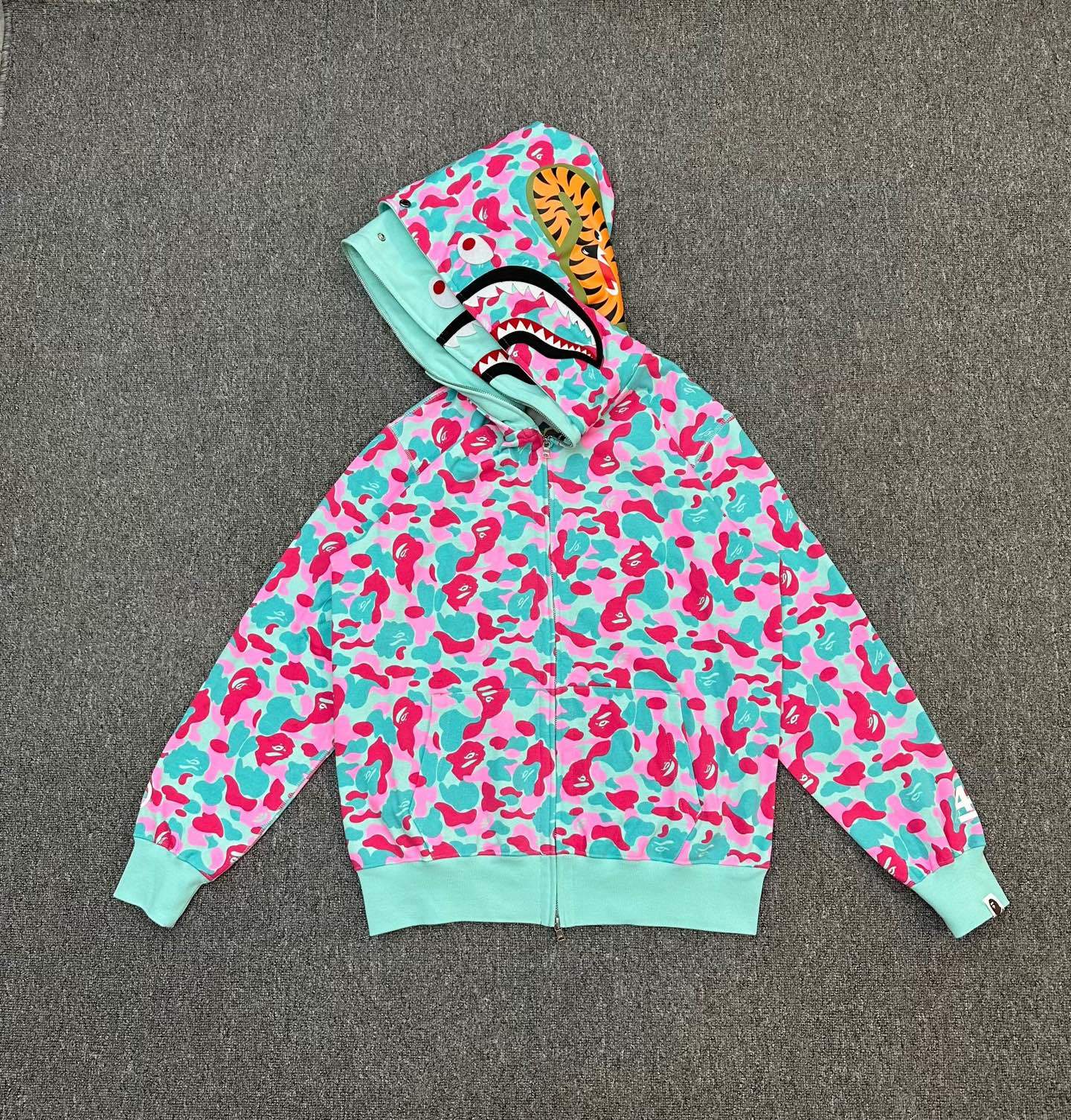 BAPE Color Camo Shark Full Zip Hoodie