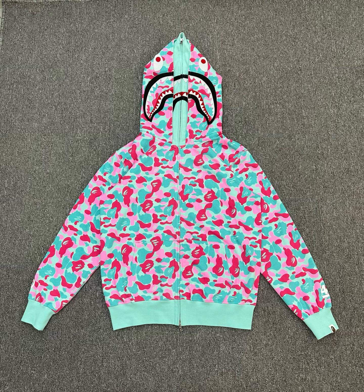 BAPE Color Camo Shark Full Zip Hoodie