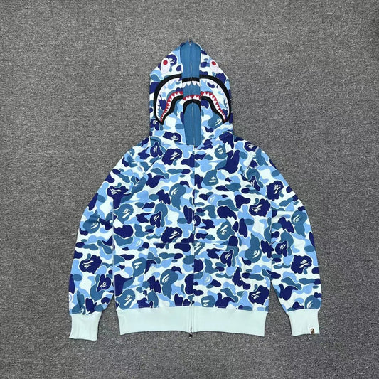 BAPE Color Camo Shark Full Zip Hoodie