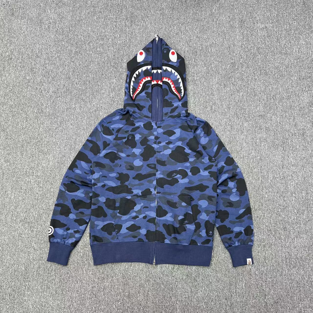 BAPE Color Camo Shark Full Zip Hoodie
