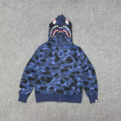 BAPE Color Camo Shark Full Zip Hoodie