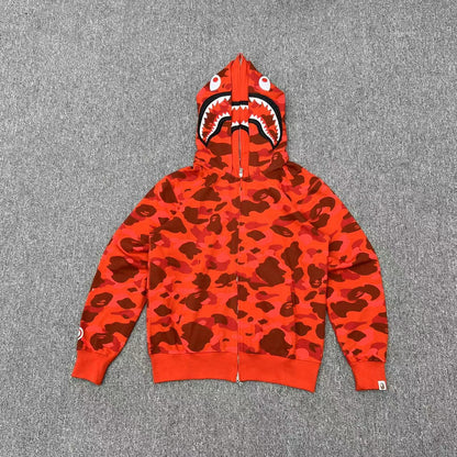 BAPE Color Camo Shark Full Zip Hoodie