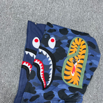 BAPE Color Camo Shark Full Zip Hoodie