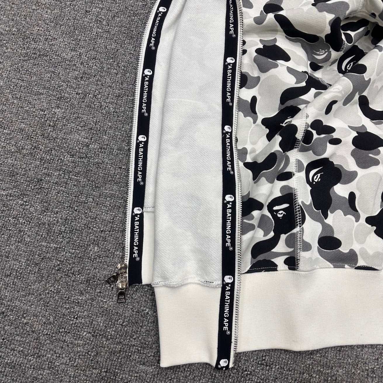 BAPE ABC Camo Double Shark Full Zip Hoodie